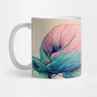 Flowers, surreal pastel colours in anime style Mug